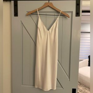 NWT Victoria's Secret Silky White Dress